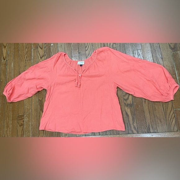 Universal Thread Tops - Universal Thread Coral Blouse
